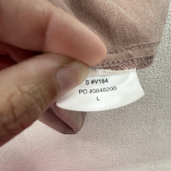 Vuori Shirt Mens Large Brown BRIDGE Button Down Short Sleeve Shirt Pocket - Picture 7 of 10